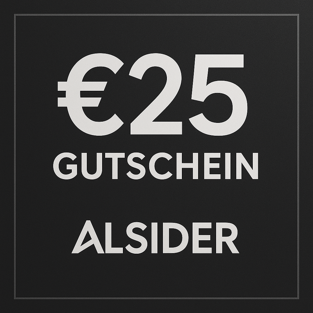ALSIDER Geschenkgutschein – Stil. Haltung. Freiheit.