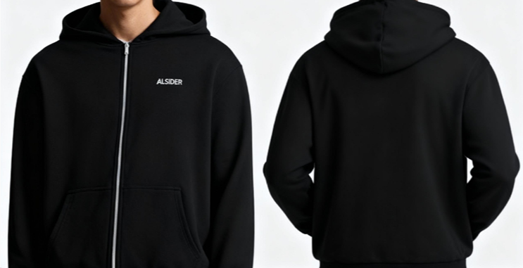 Oversize Jacke Alsider Schwarz