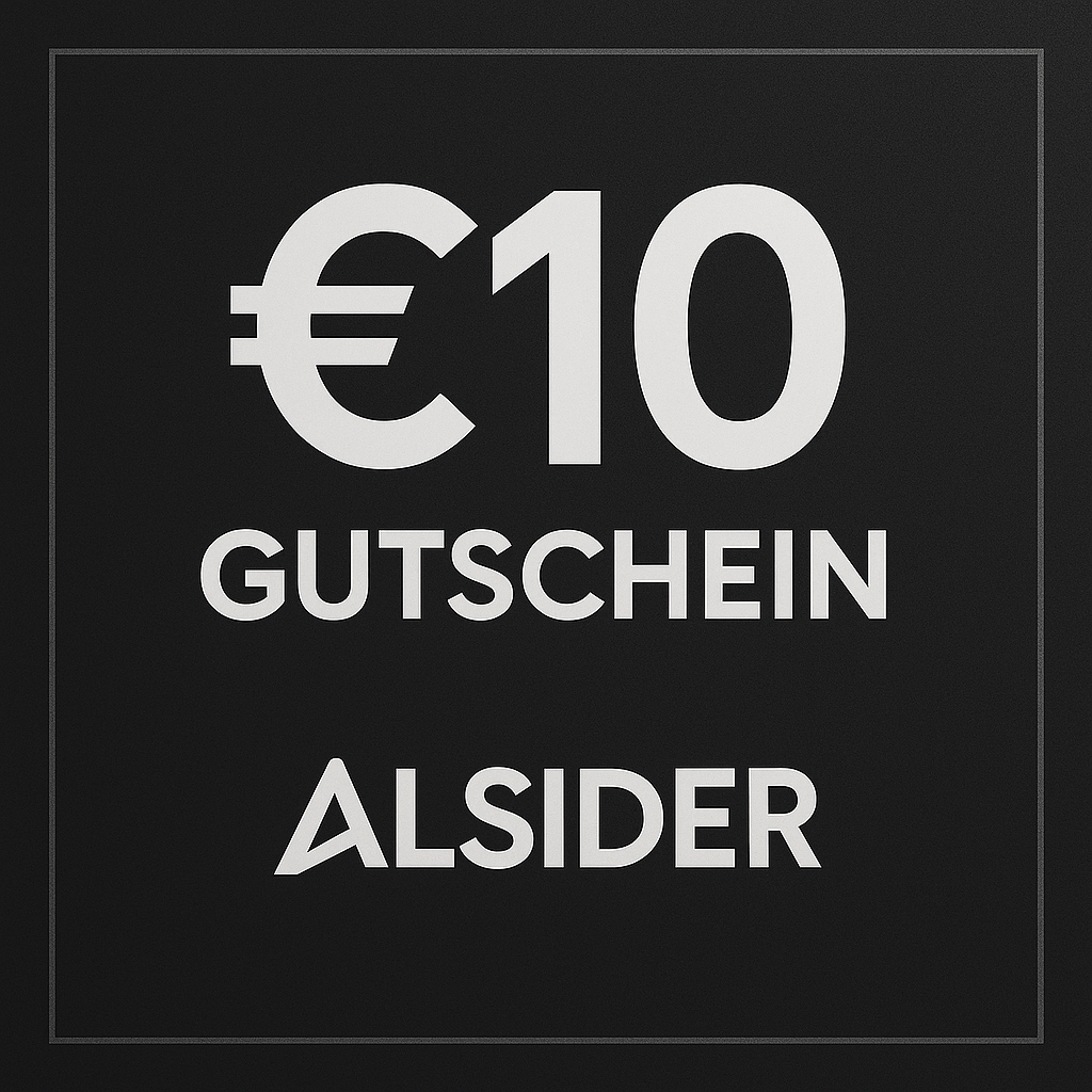 ALSIDER Geschenkgutschein – Stil. Haltung. Freiheit.