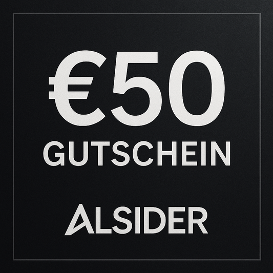 ALSIDER Geschenkgutschein – Stil. Haltung. Freiheit.