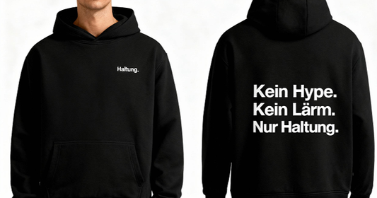 Oversize Hoodie Haltung