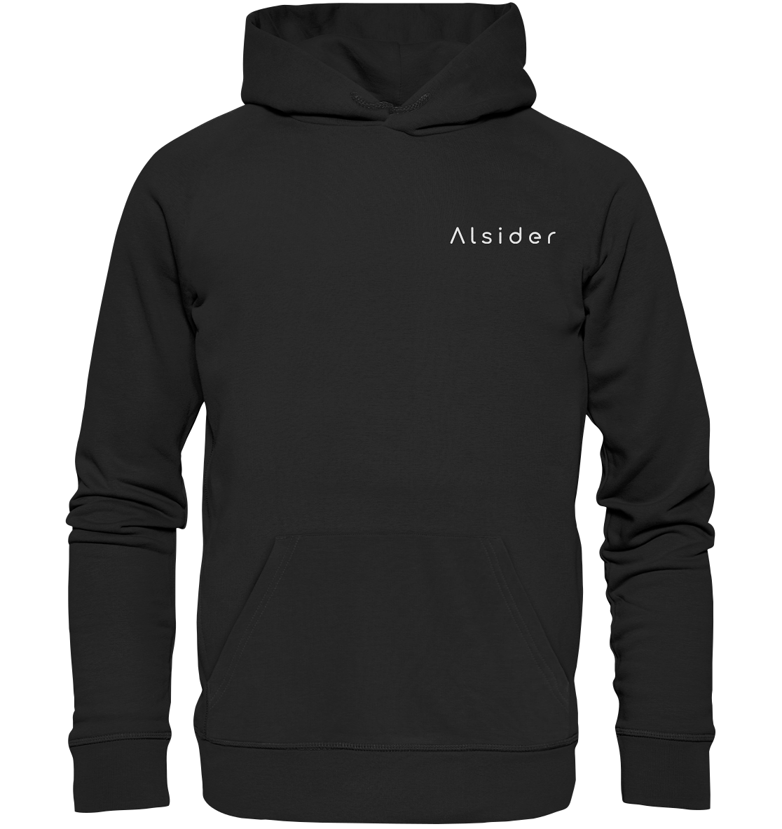 Damen/Herren Hoodie Schwarz